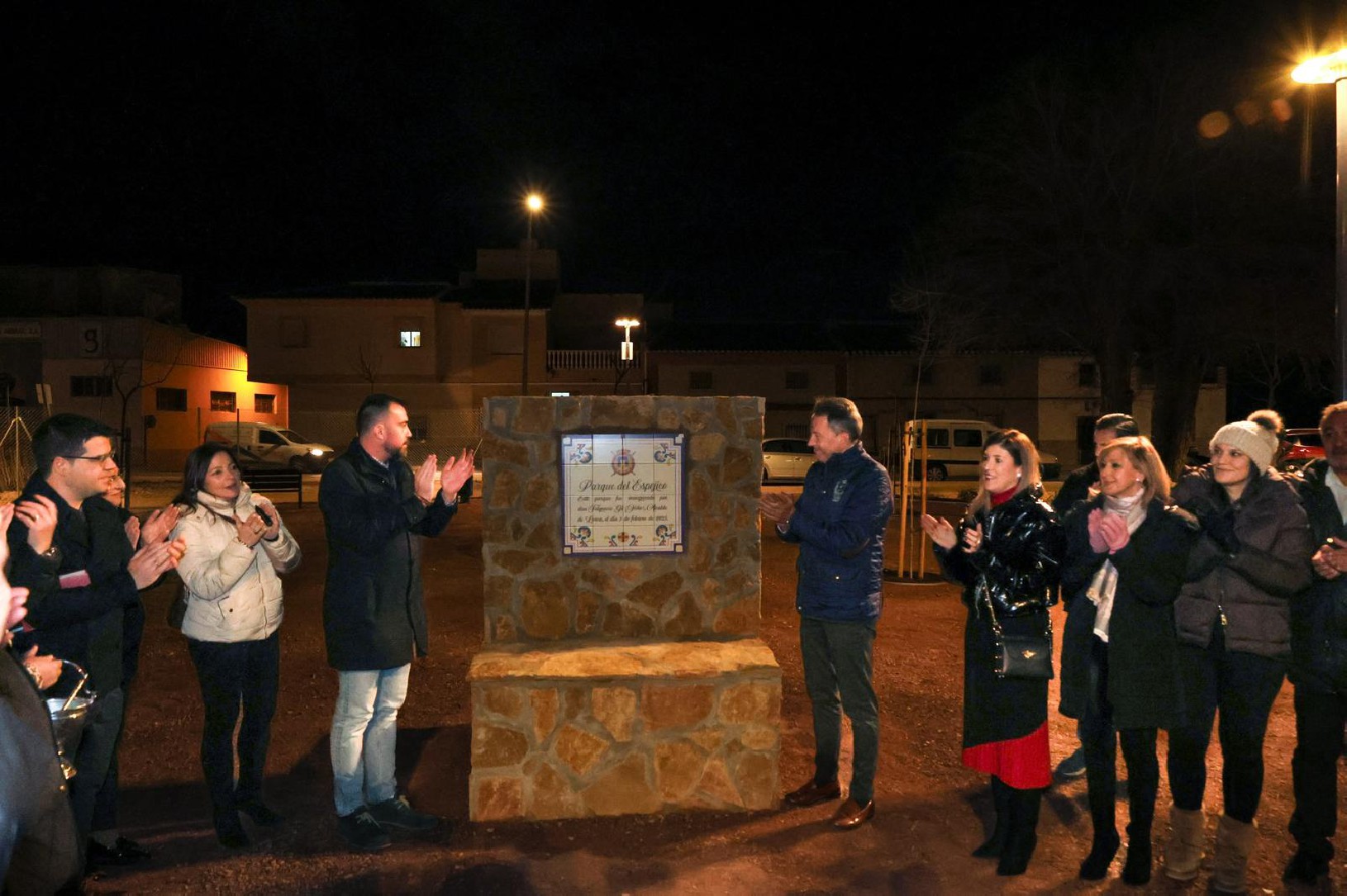 El alcalde de Lorca inaugura el Parque del Espejico, un espacio verde de 4.000 m² que da respuesta a una demanda histórica de los lorquinos